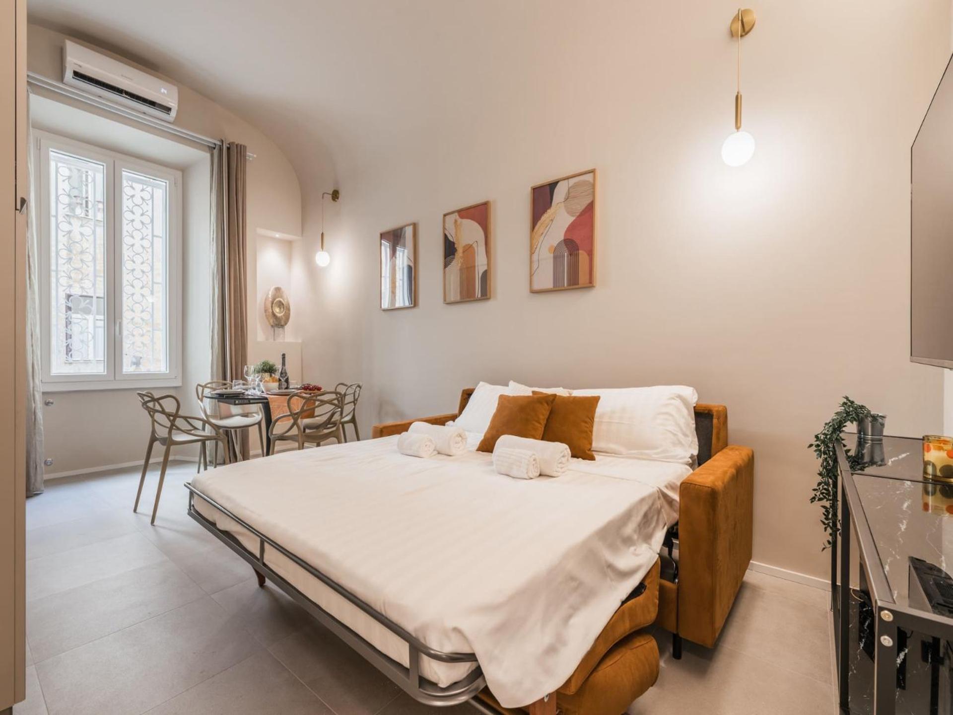 The Rent - Modern Two-bedroom In Esquilino Area Apartment